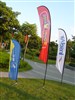 2013 popular Aluminium And Fiberglass Beach Flag Pole 