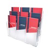 3-Tier Document Organizer, 9 pocket, 1/3A4 Clear